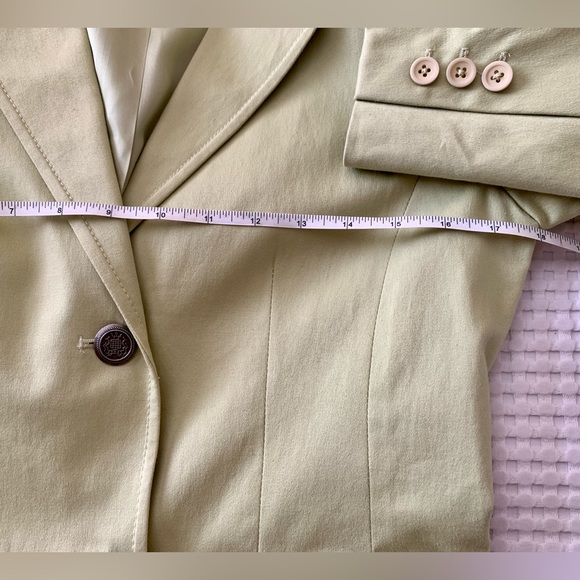 Jackpot Light-green Cotton Blazer, fully lined, tagged size 2 (US4 to 6) - Picture 6 of 8